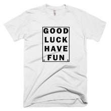 Load image into Gallery viewer, Good Luck Have Fun Box Tee